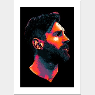 Messi Posters and Art